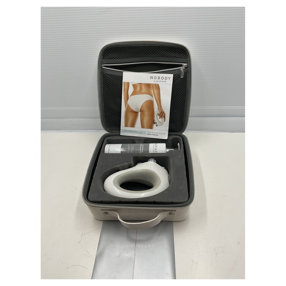NuFACE NuBODY Microcurrent Skin Toning Device Kit 10560 with Gel Primer & Case